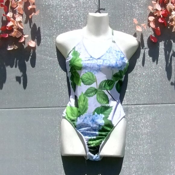 Idopip (M) Floral Print One Piece - Picture 2 of 8